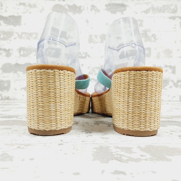 NEW ZODIAC Women's Rio Thong Platform Wedge Sandals I426 - Picture 6 of 12